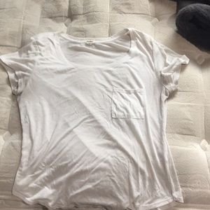 Basic white tee